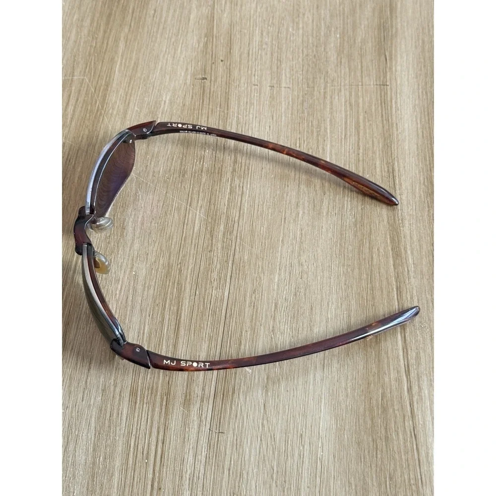 MAUI JIM Sandy Beach/Brown Tortoise MJ-408-10 Sport Half-Rim Sunglasses